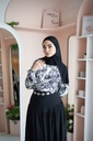 Black Elara Skirt