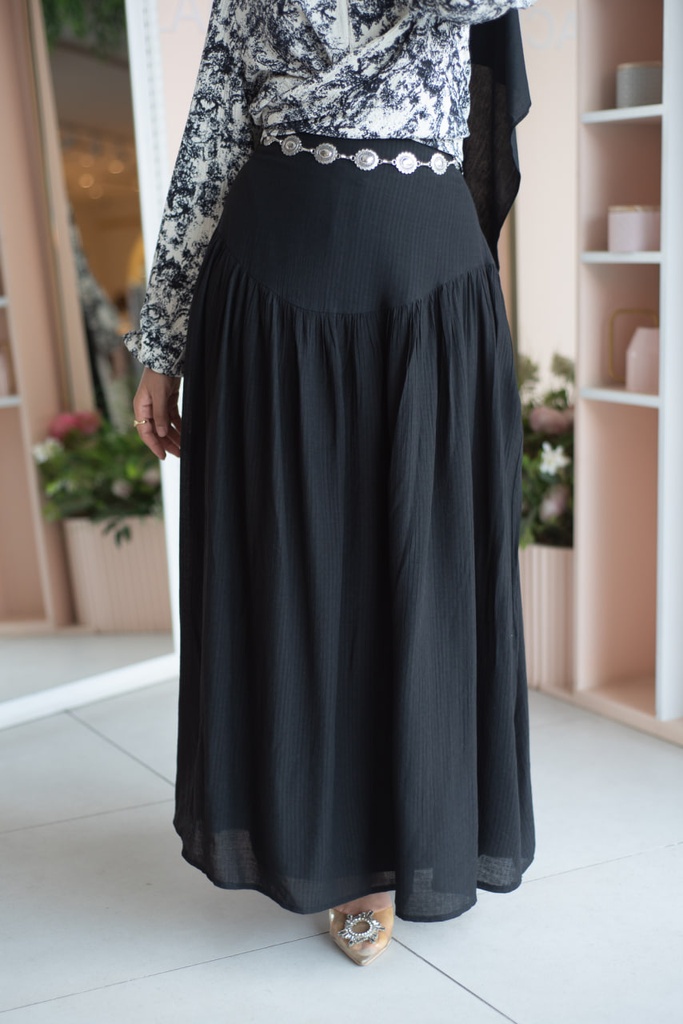 Black Elara Skirt