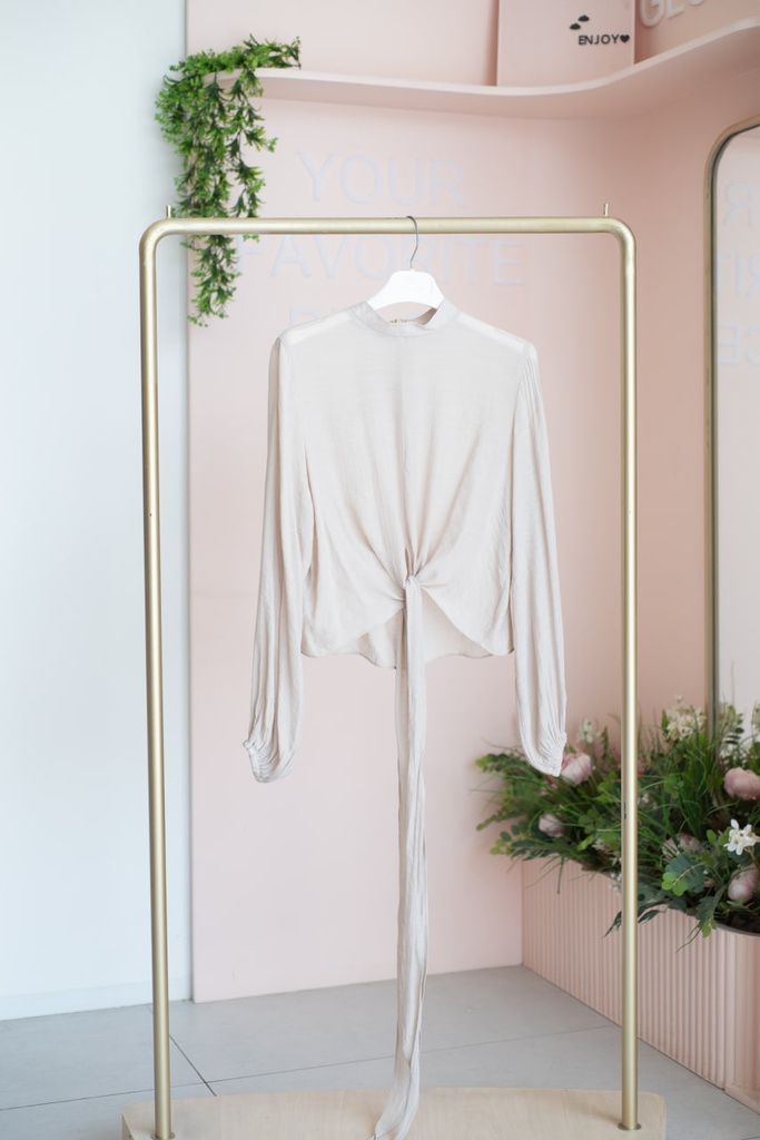 Beige lana Blouse 