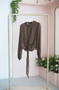 Chocolate lana Blouse