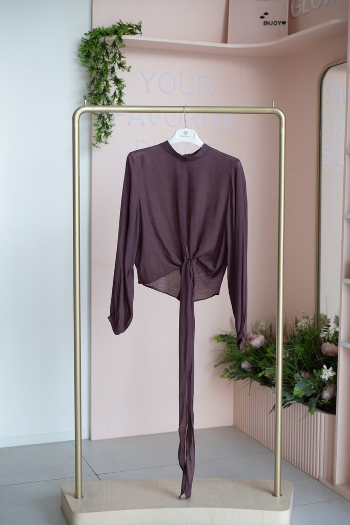 Plum lana Blouse 