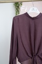 Plum lana Blouse 