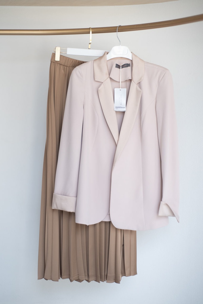 Beige Glowline Blazer