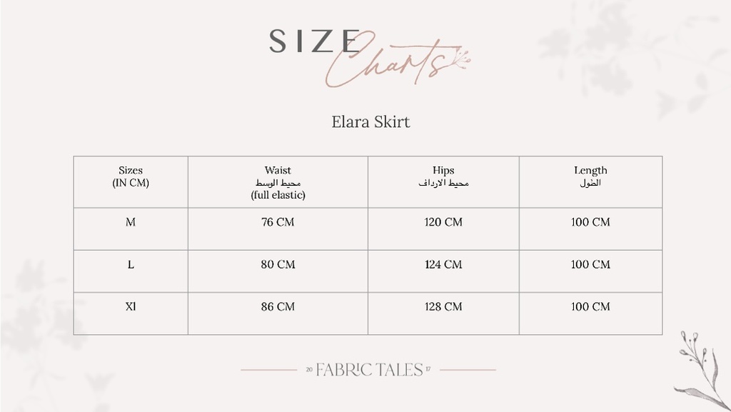 Rose Elara Skirt