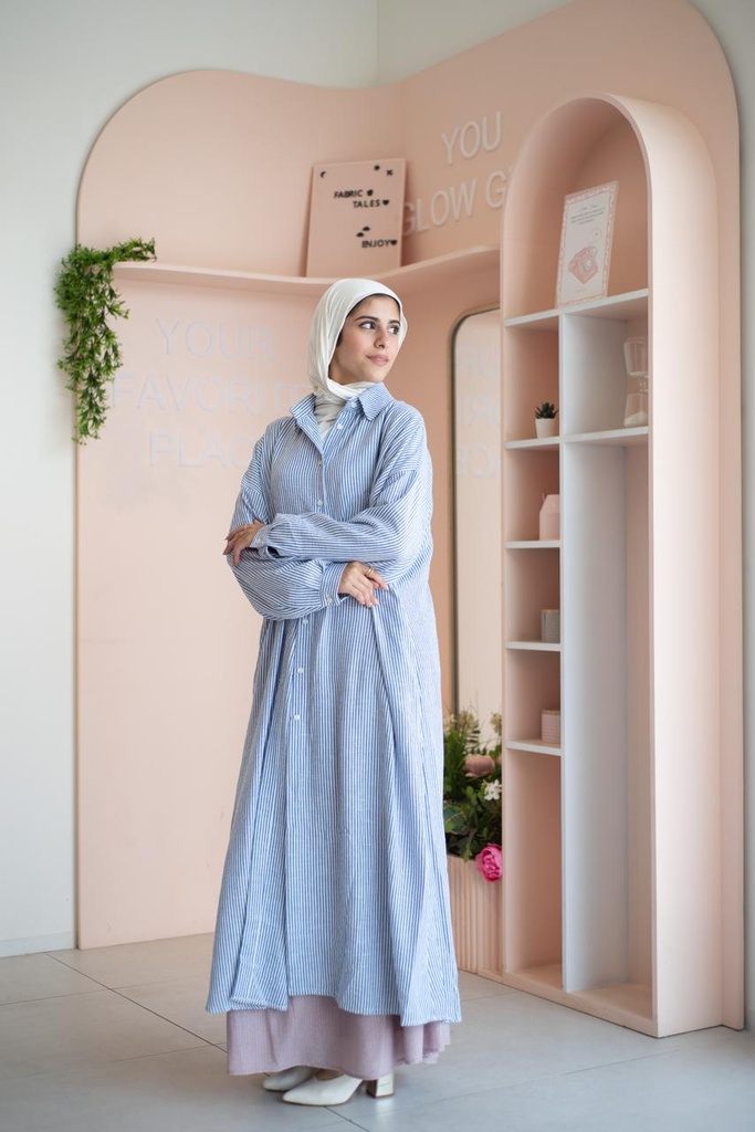 Blue Stripea Shirt 