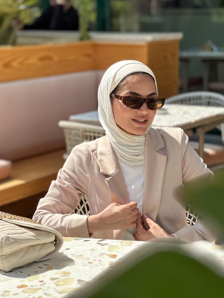 Beige Glowline Blazer