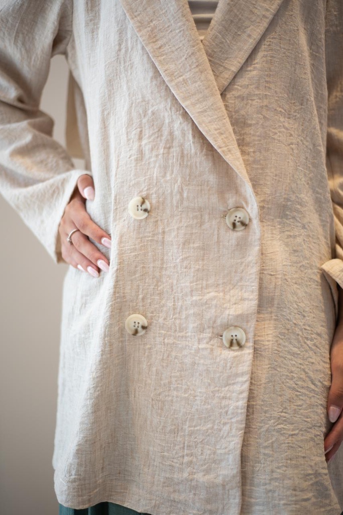 Beige Offbeat Blazer   