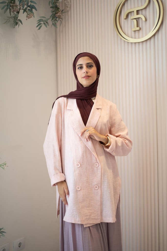 Peach Offbeat Blazer   