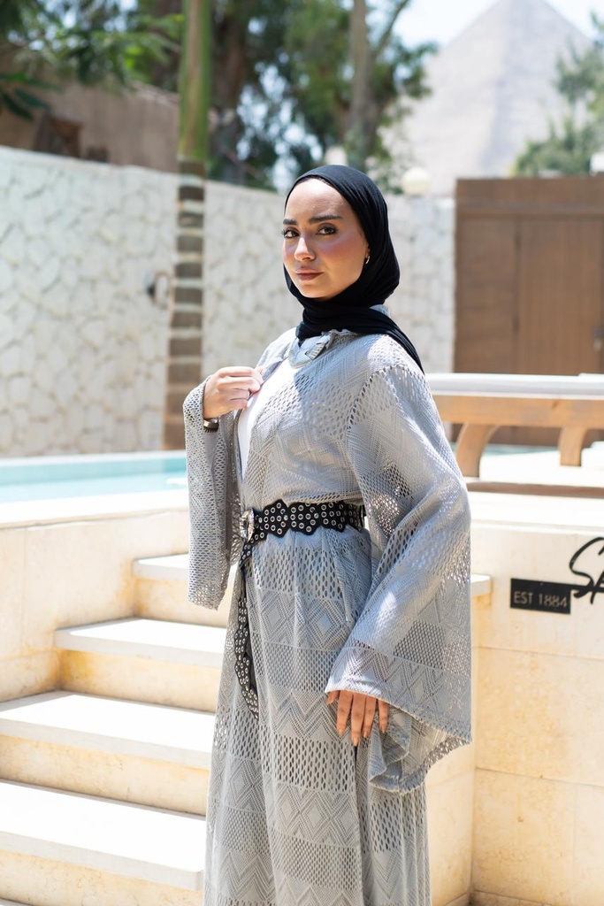 Grey Barefoot Dress    
