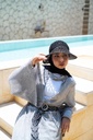 Grey Barefoot Dress    