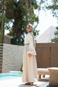 Beige Whirl Skirt   