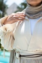 Beige Whirl Skirt   