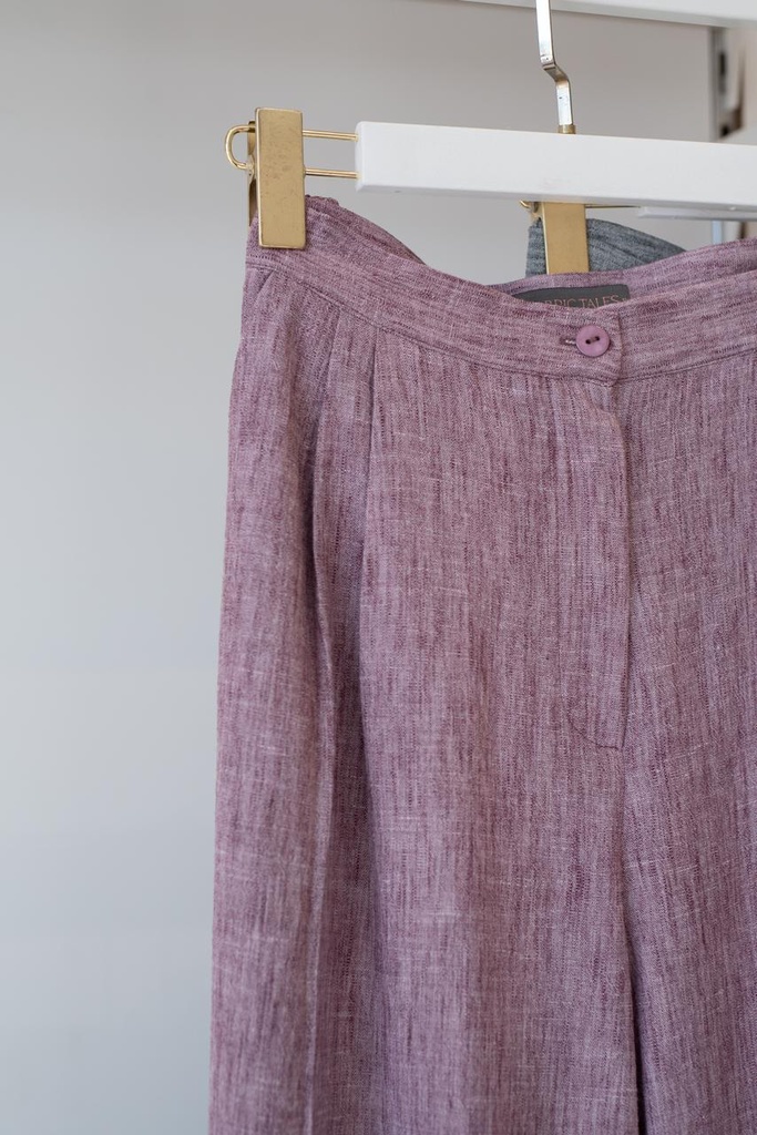 Plum Office Pants