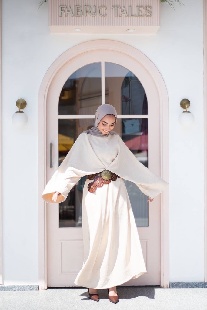 Beige Seren Dress  