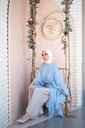 Sky Swan Cape Blouse