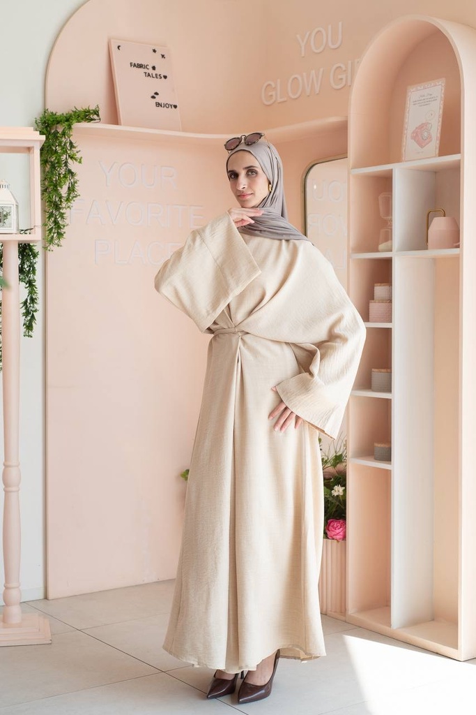 Beige Seren Dress  