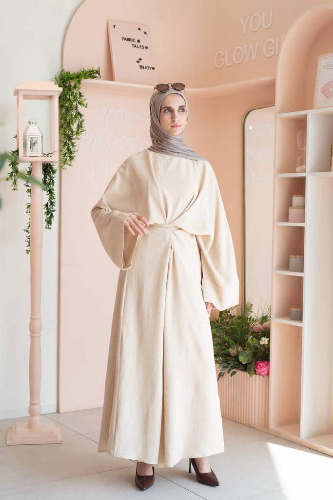 Beige Seren Dress  