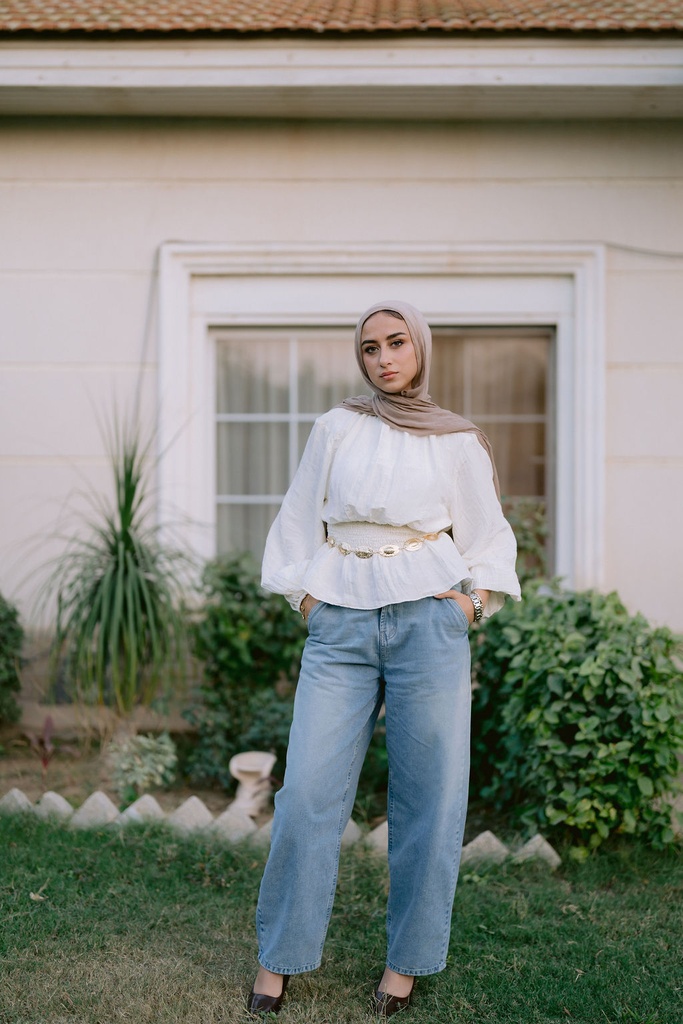 Crème Candlelight Blouse 