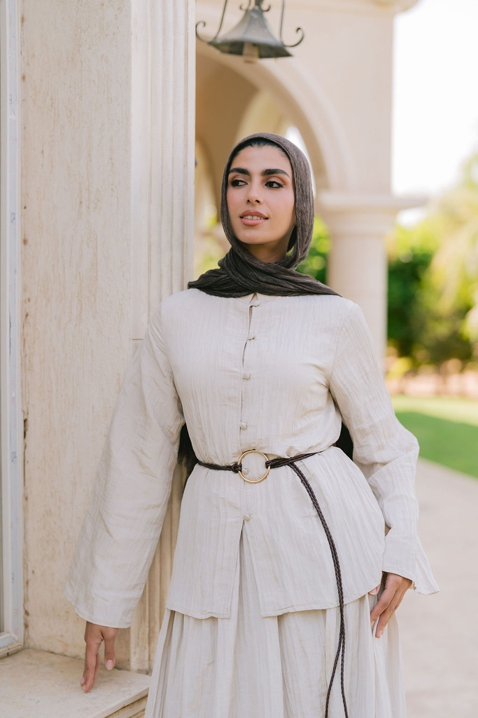 Beige Confetti Blouse   