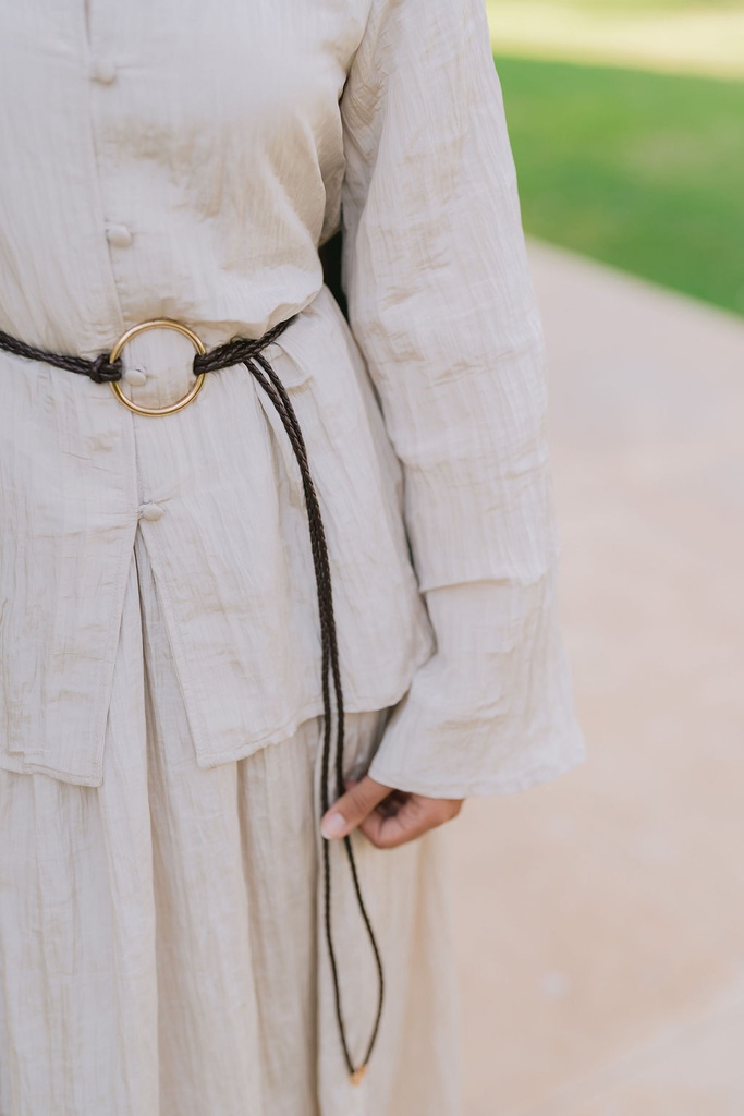 Beige Confetti Blouse   