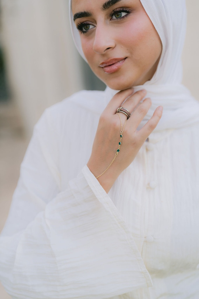 Crème Confetti Blouse 