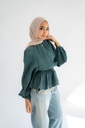 Teal Candlelight Blouse
