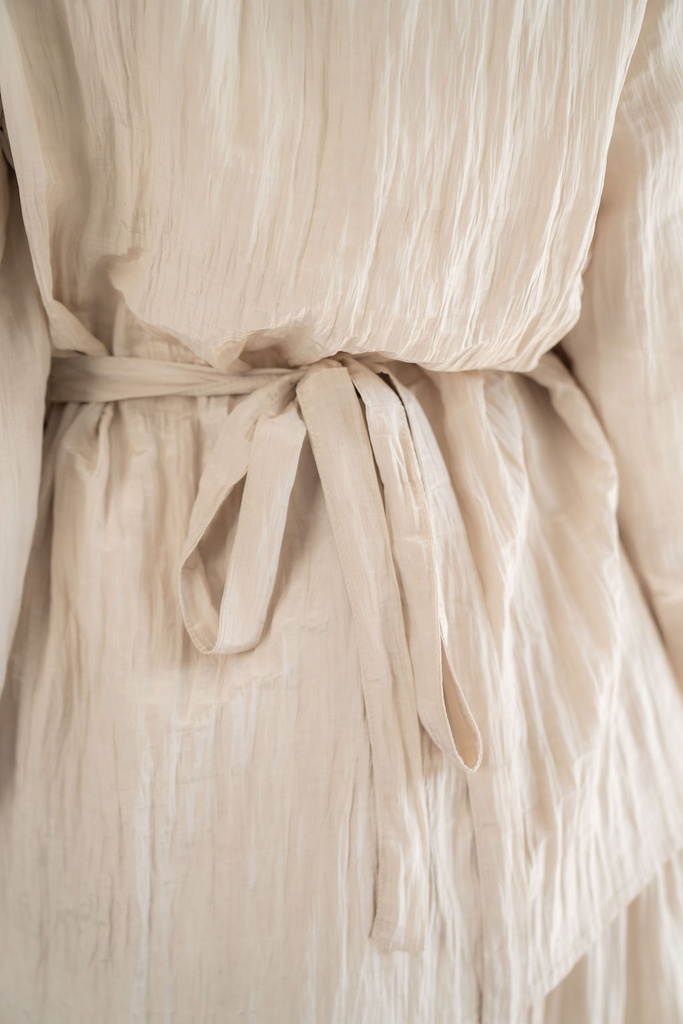 Beige Confetti Blouse   