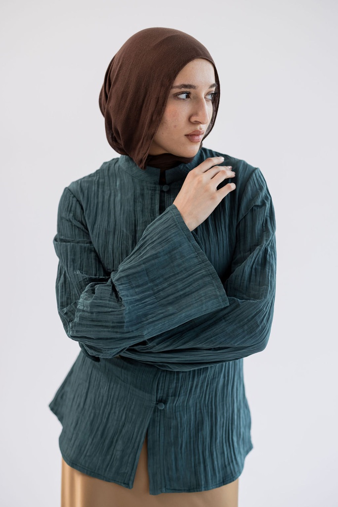 Teal Confetti Blouse  