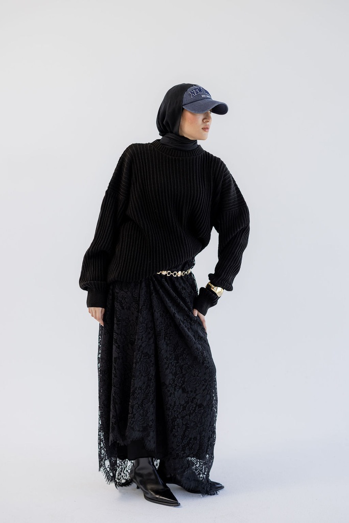 Black Kyoto Pullover