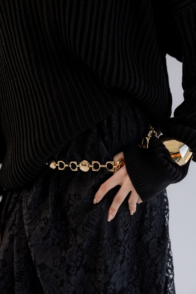 Black Kyoto Pullover