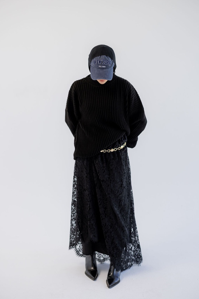 Black Kyoto Pullover