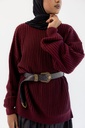 Burgundy Kyoto Pullover