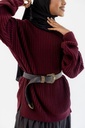 Burgundy Kyoto Pullover