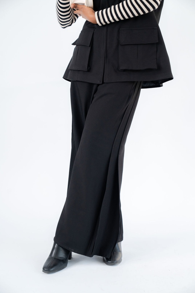 Black Valencia Pants