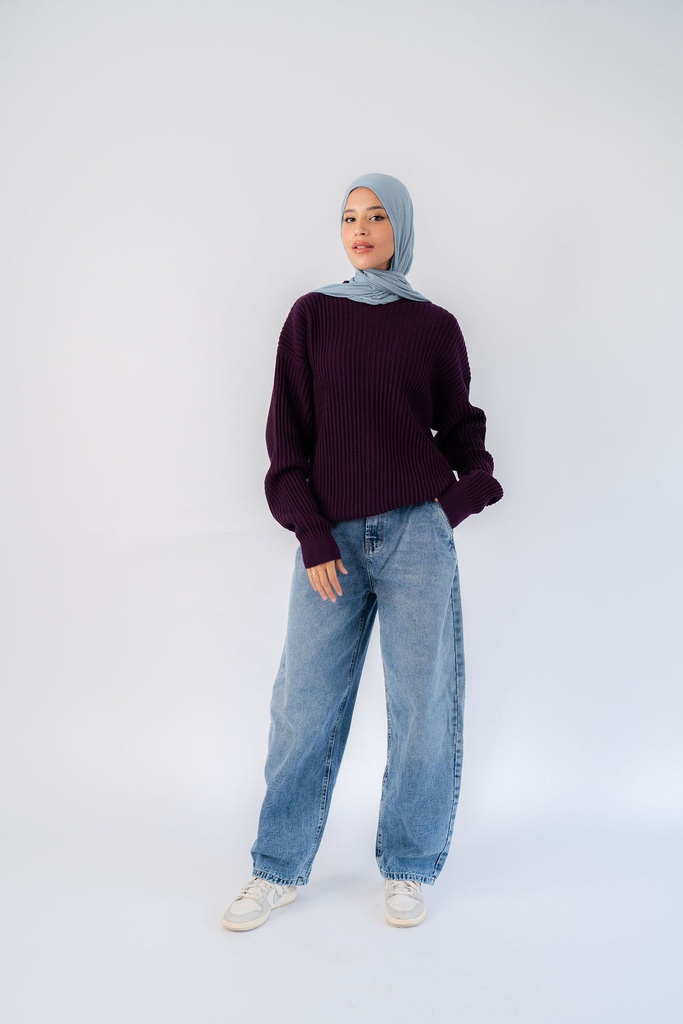 Aubergine Kyoto Pullover 