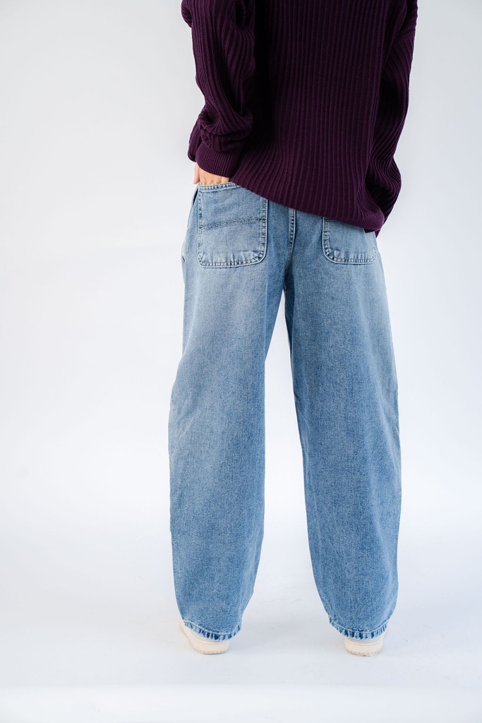 Dark Balloon Fit Pants