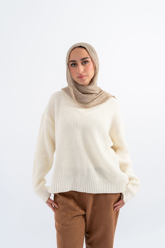 Crème Malibu Pullover 