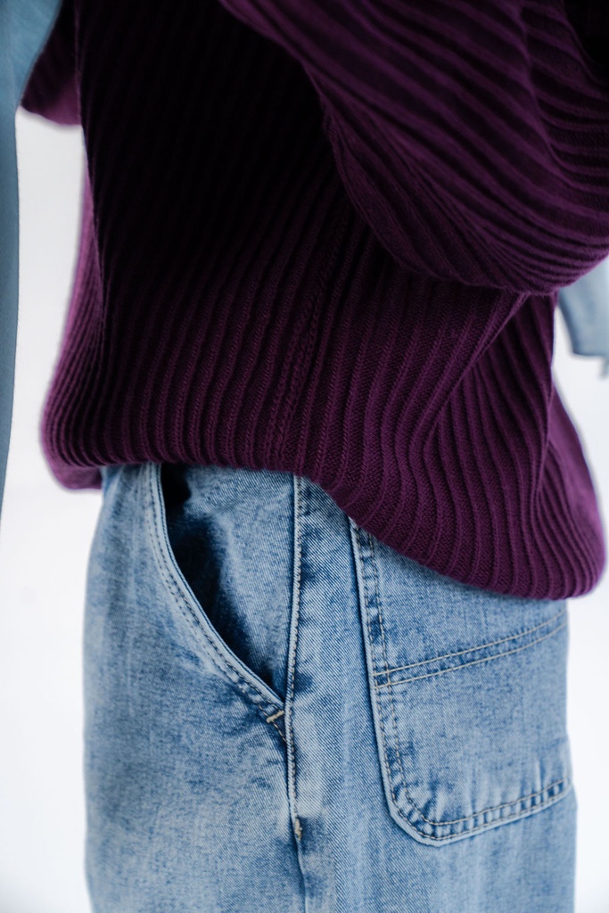 Aubergine Kyoto Pullover 