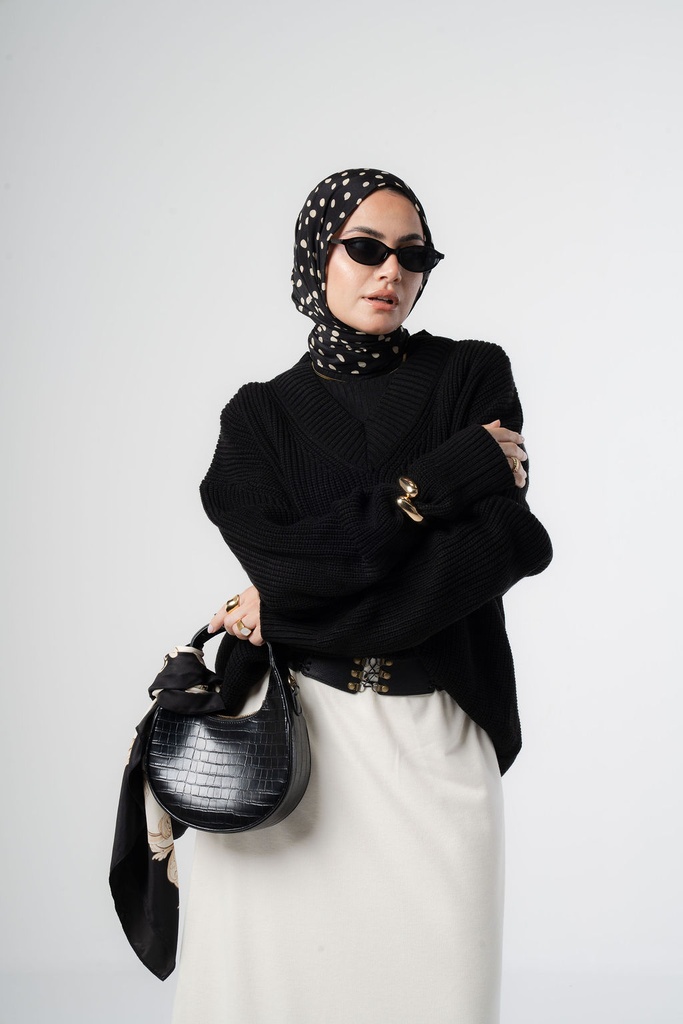 Black Malibu Pullover 