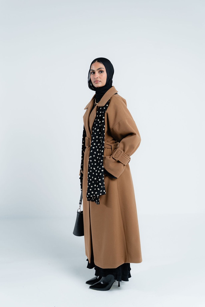 Camel Rue Trench Coat  