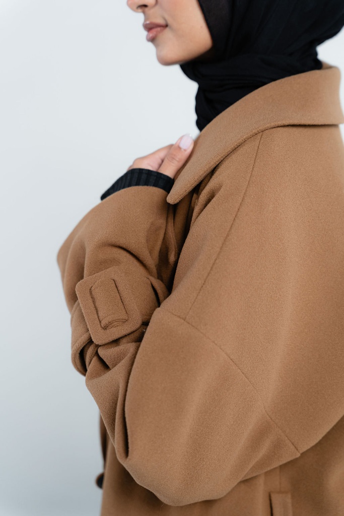 Camel Rue Trench Coat  