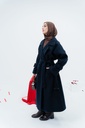 Navy Rue Trench Coat