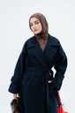 Navy Rue Trench Coat
