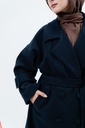 Navy Rue Trench Coat