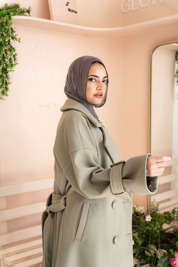 Sage Rue Trench Coat