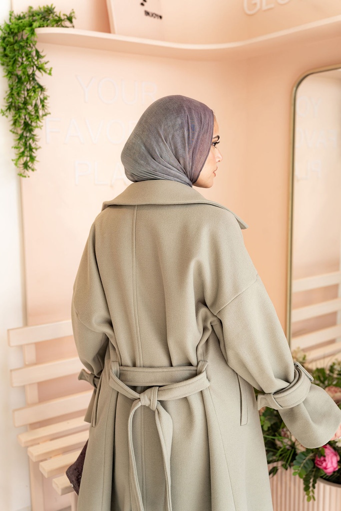 Sage Rue Trench Coat