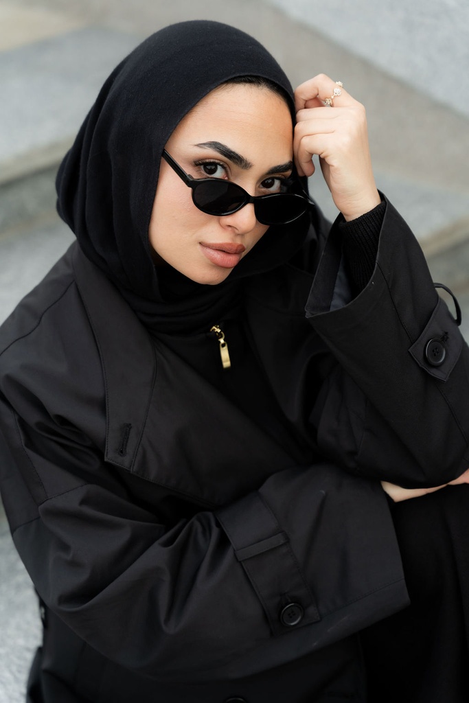 Black Crete Coat