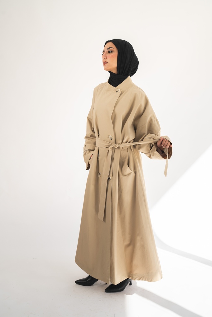 Beige Crete Coat