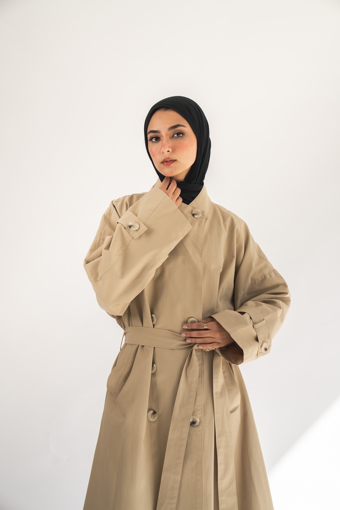 Beige Crete Coat