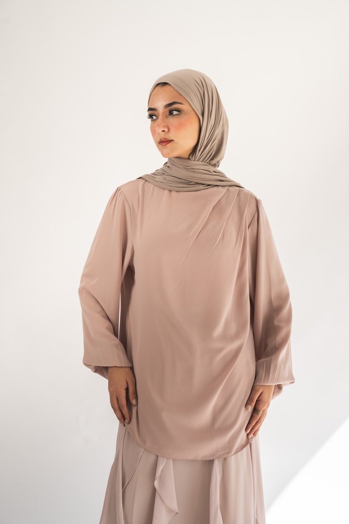 Mocha Solana Blouse    